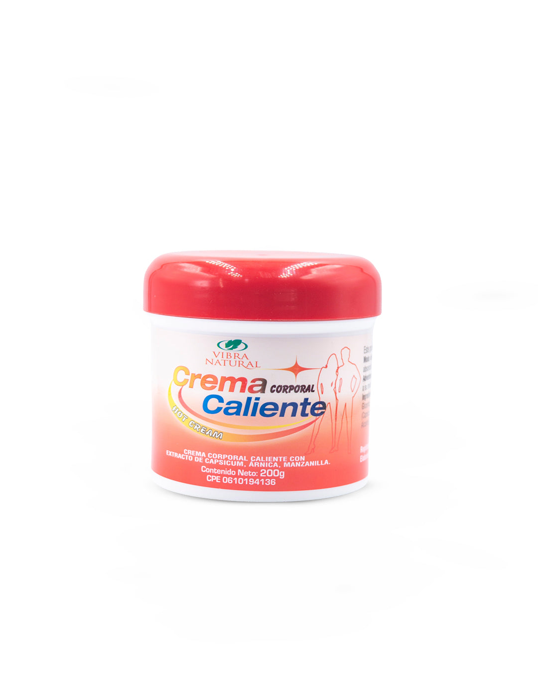 Crema corporal caliente 200g Vibra