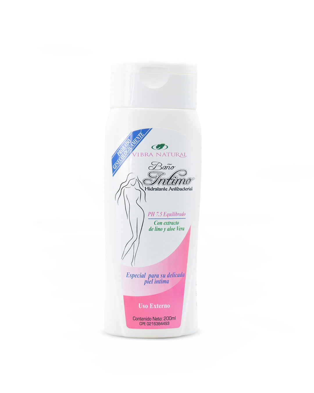 Gel baño intimo hidratante 200mL Vibra Natural
