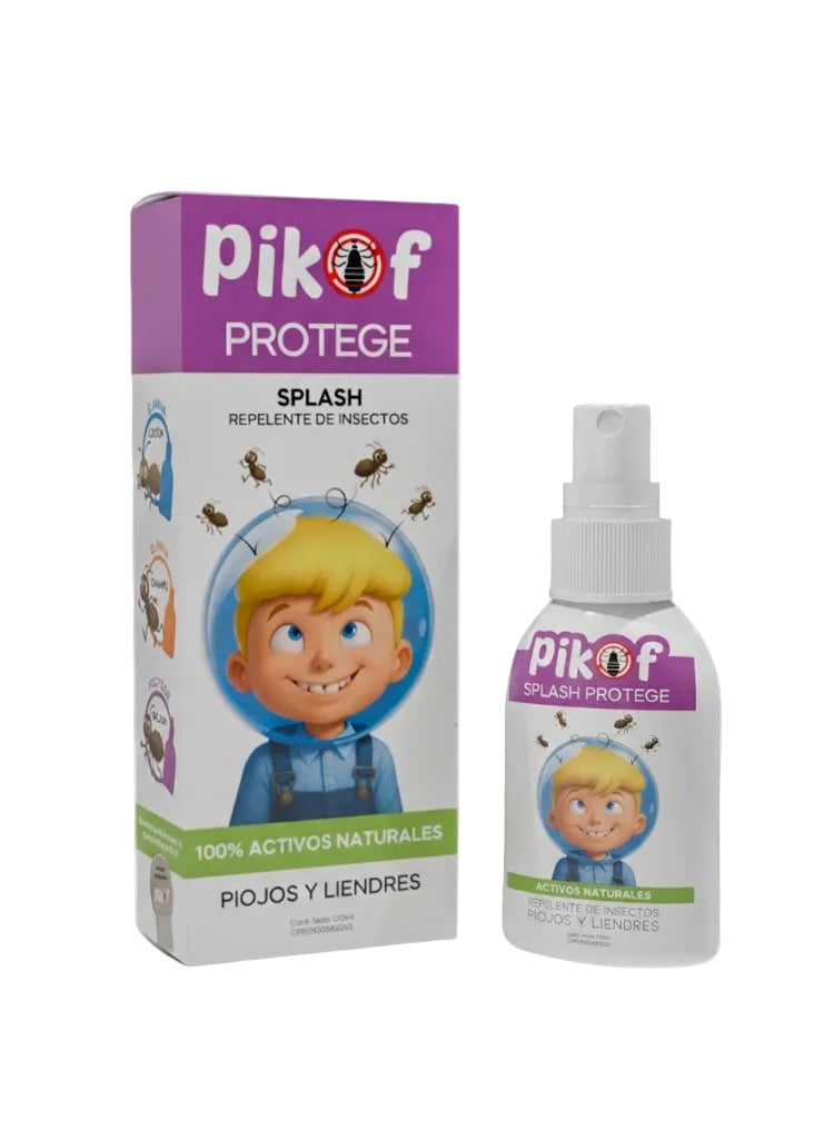 Pikof piojos splash para piojos y liendres, protege 120mL