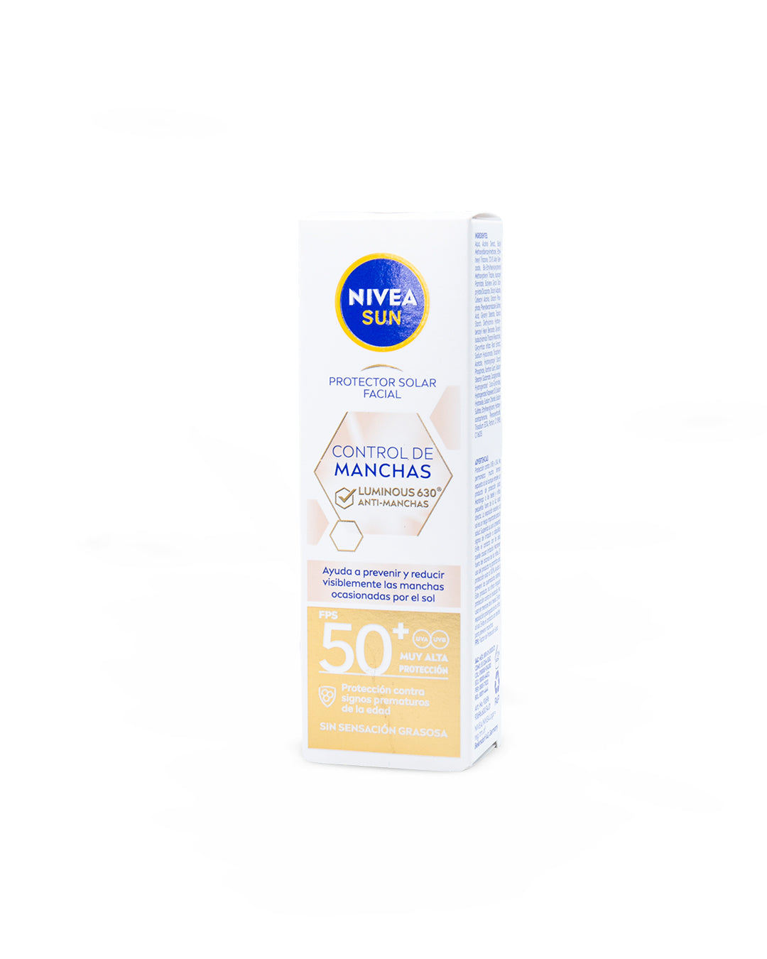 Protector solar facial Anti manchas FPS50 50mL Nivea