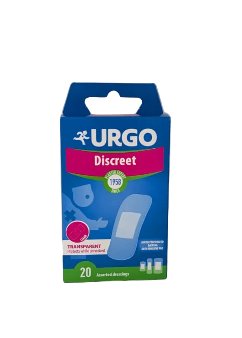 Urgo apósito discreto transparente x 20 unidades