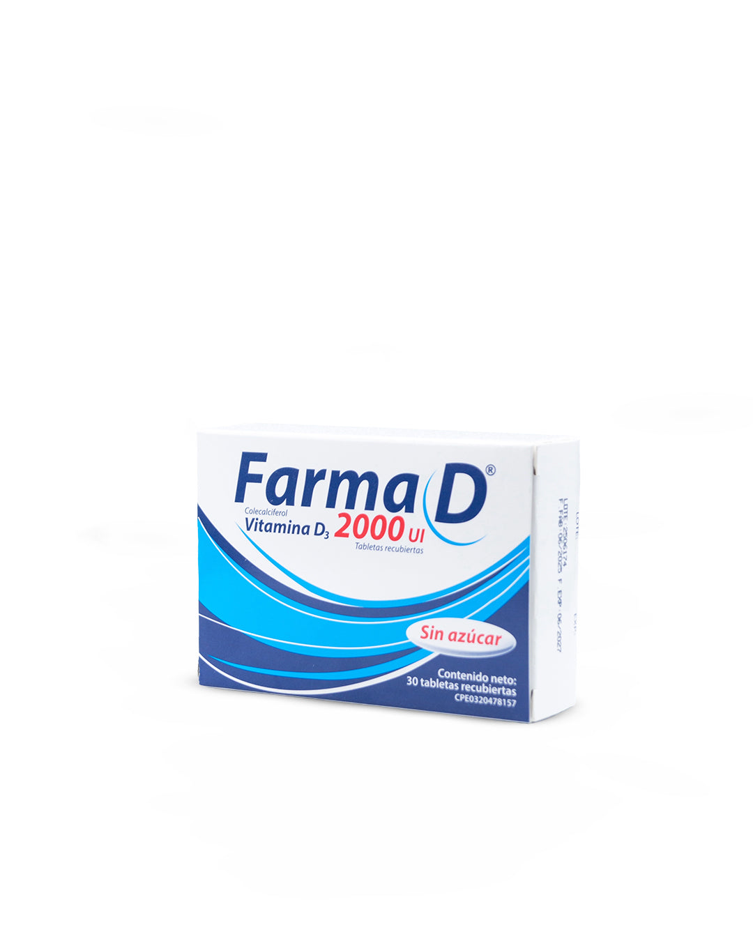 Vitamina D3 2000 U.I. Farma D X 30tab.