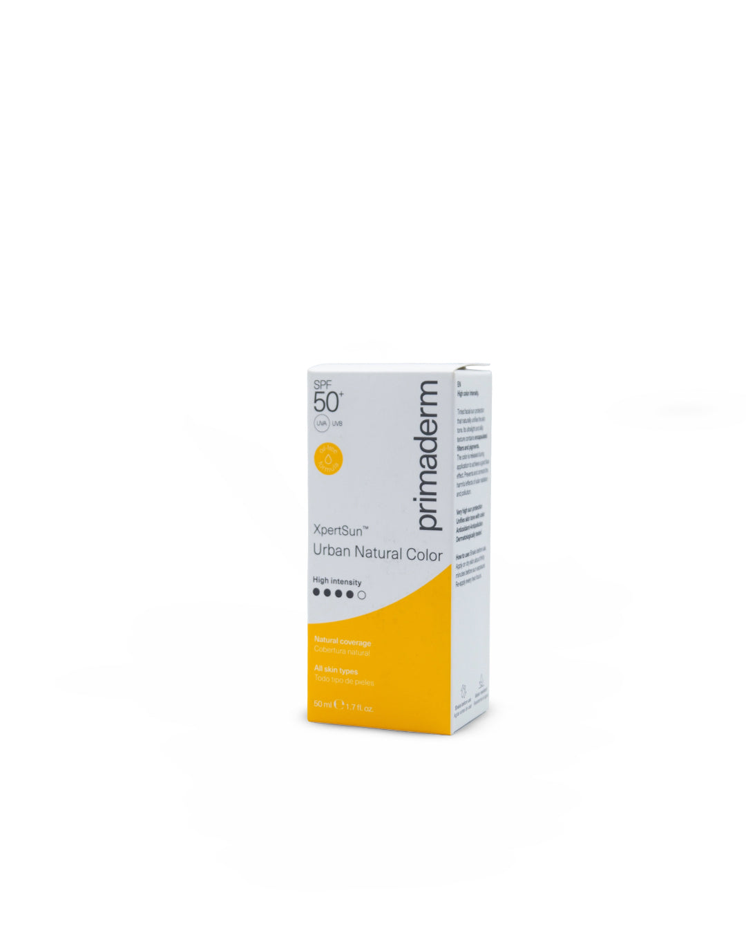 Xpertsun urban natural color high tono medio FPS 50 50mL. Primaderm
