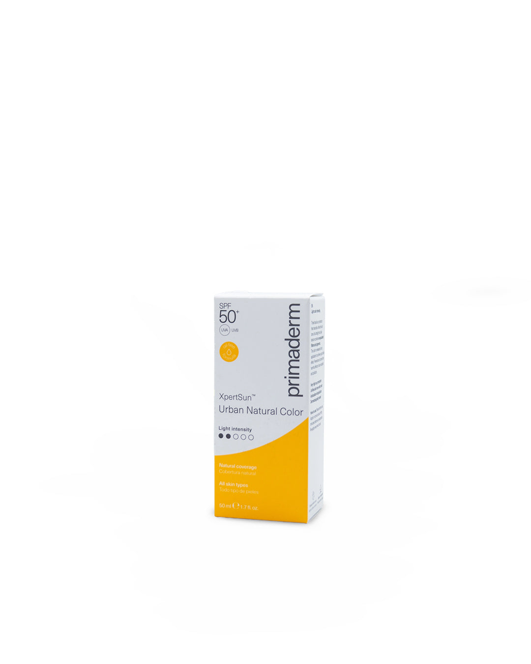 Xpertsun urban natural color light tono claro FPS 50 50mL. Primaderm