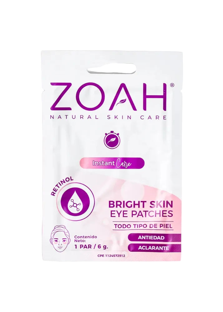Zoah bright skin parches para ojos 1 par x 6g