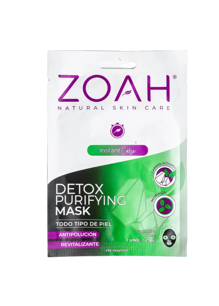 Zoah detox purifying mascarilla 1 und x 25g