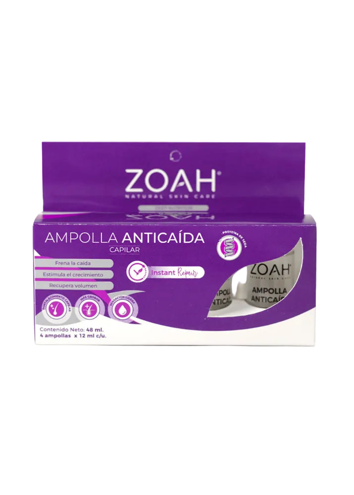 Zoah hair care ampollas anticaída 4 und x 12mL
