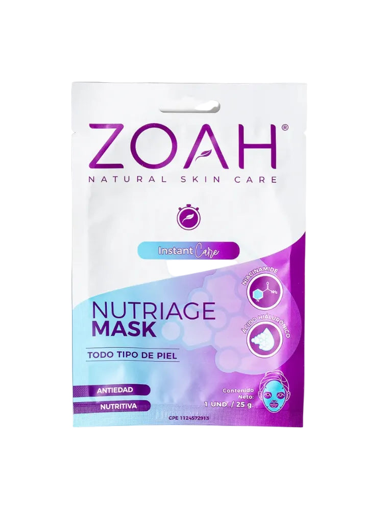 Zoah nutriage mascarilla antiedad 1 und x 25g