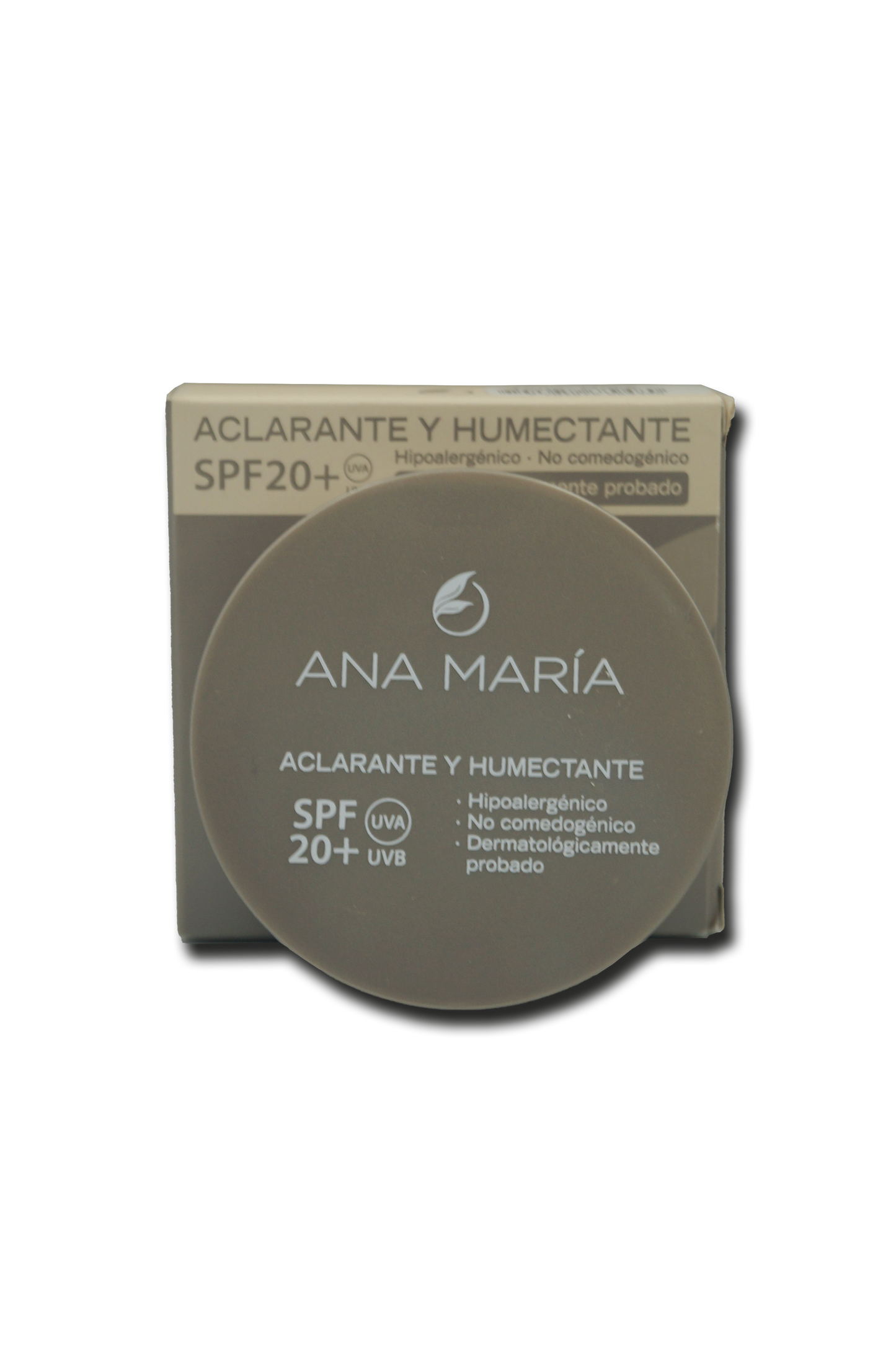 Polvo compacto aclarante humectante FPS 25 15g. Ana María
