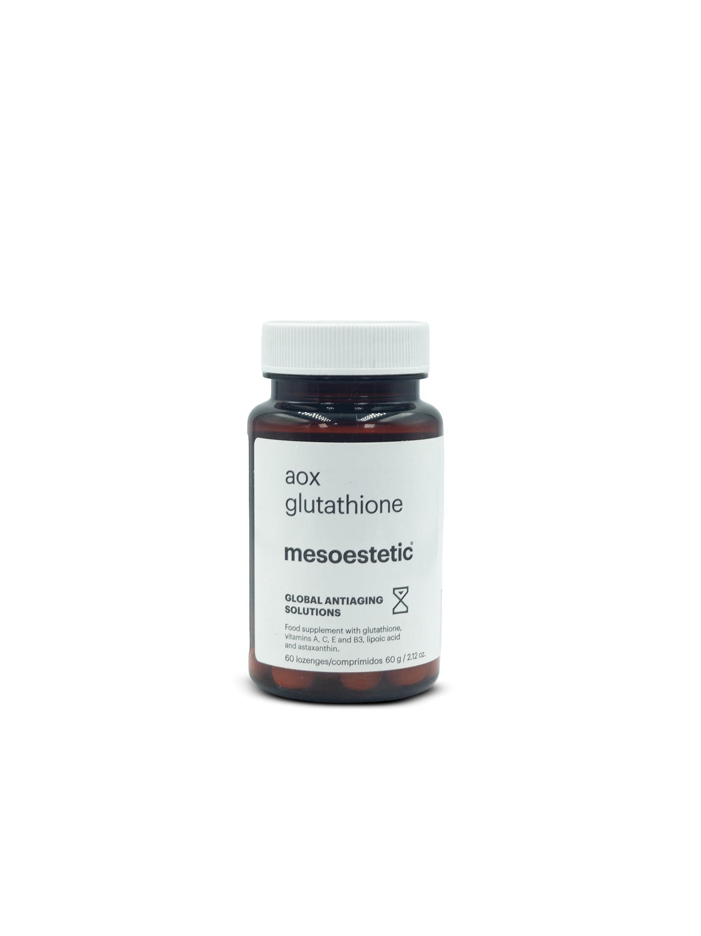 Aox glutathione x 60 comprimidos orodispersables. Mesoestetic
