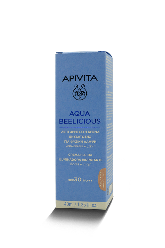 Apivita aqua beelicious crema con color FPS30