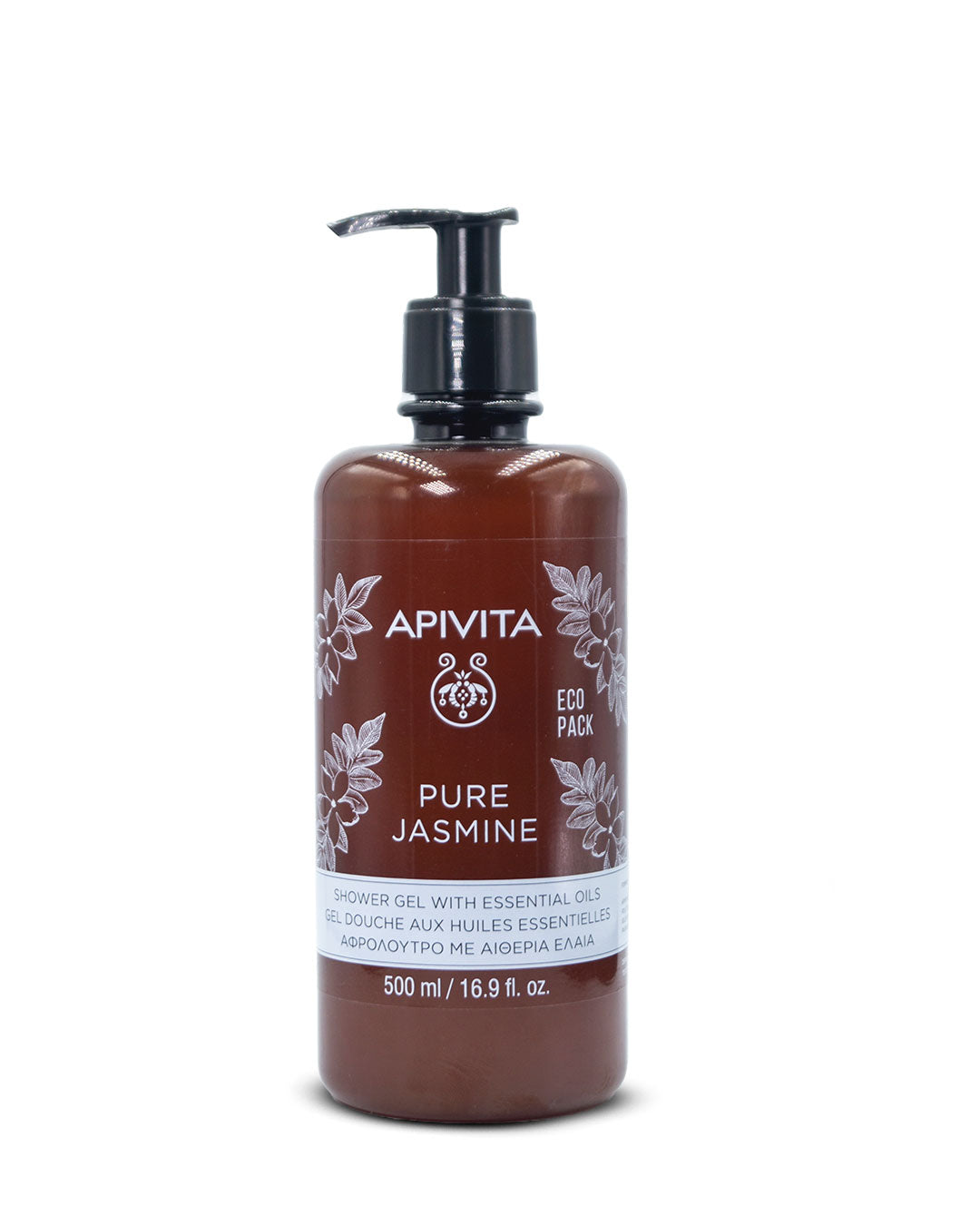 Apivita tonic pure jasmine shower gel 500mL