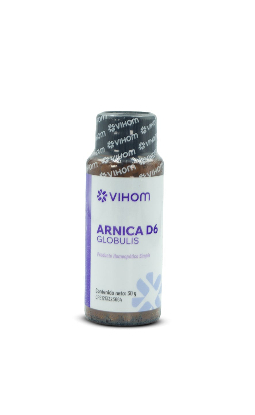 Árnica D6 glóbulos procesos agudos y post cirugía. Biotecnoquímica
