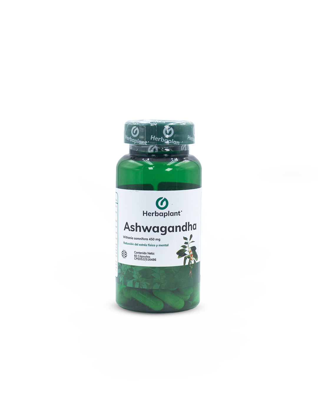 Ashwagandha Herbaplant 450mg X 60 Cápsulas