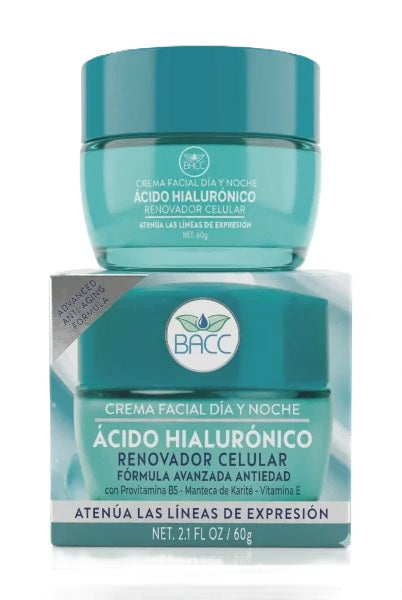 Bacc ácido hialurónico crema día y noche 60g