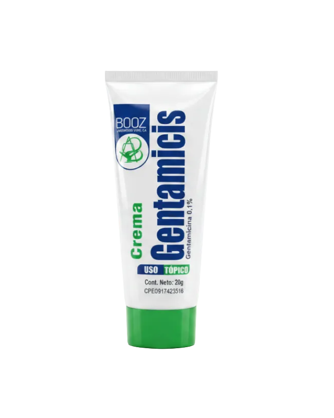 Gentamicis gentamicina 0.1% crema 20g. Booz