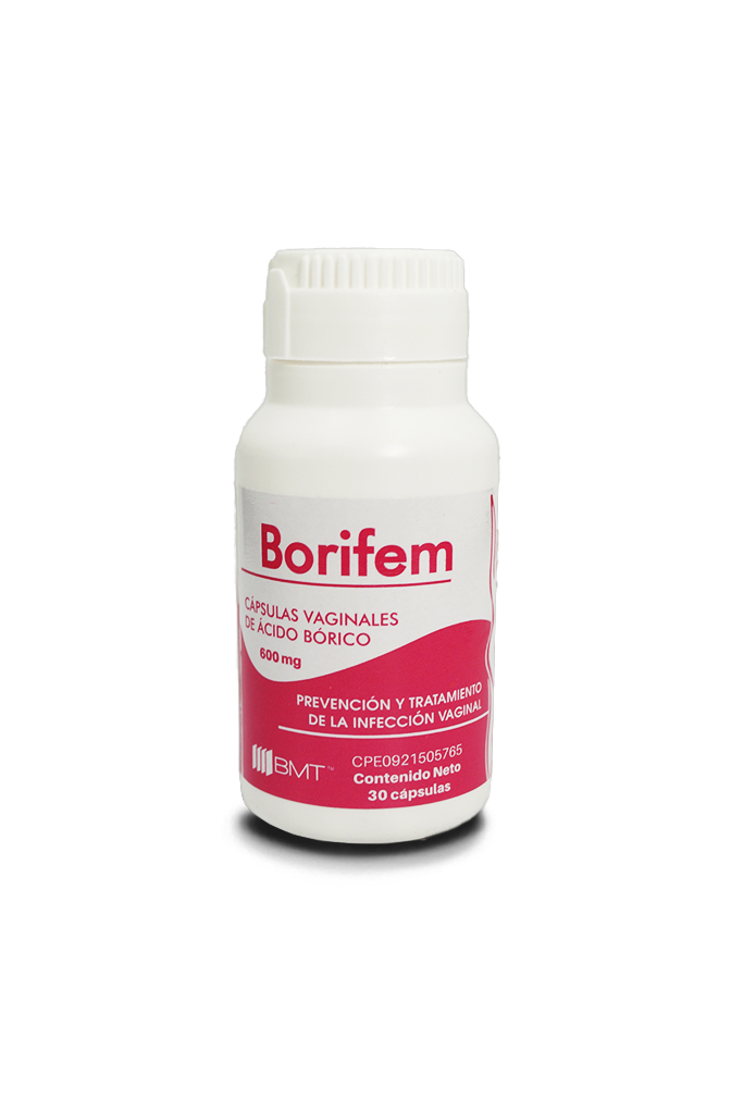 Borifem 30 cápsulas vaginales 600mg