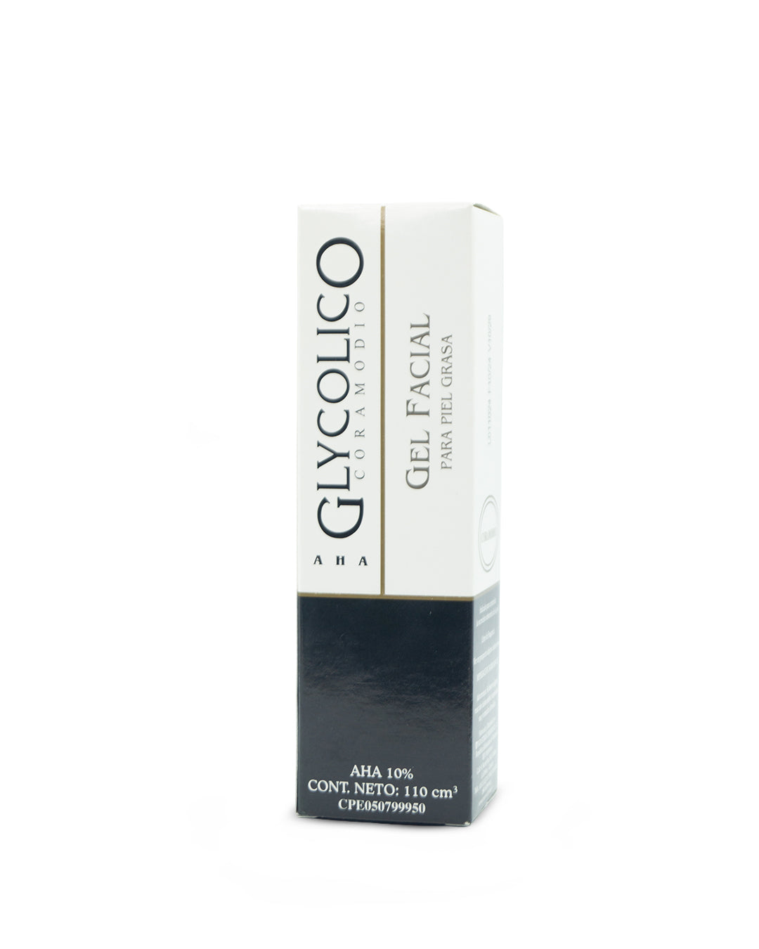 Glycolico gel facial para piel grasa AHA 10% 110mL. Coramodio