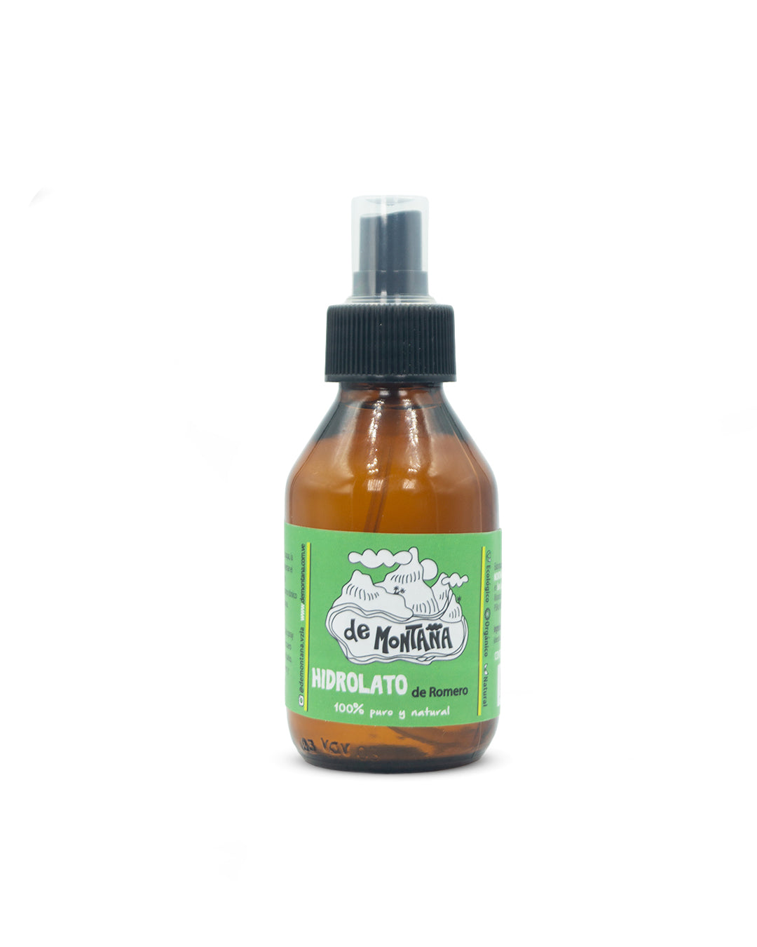 Hidrolato de romero spray 125mL. De Montaña