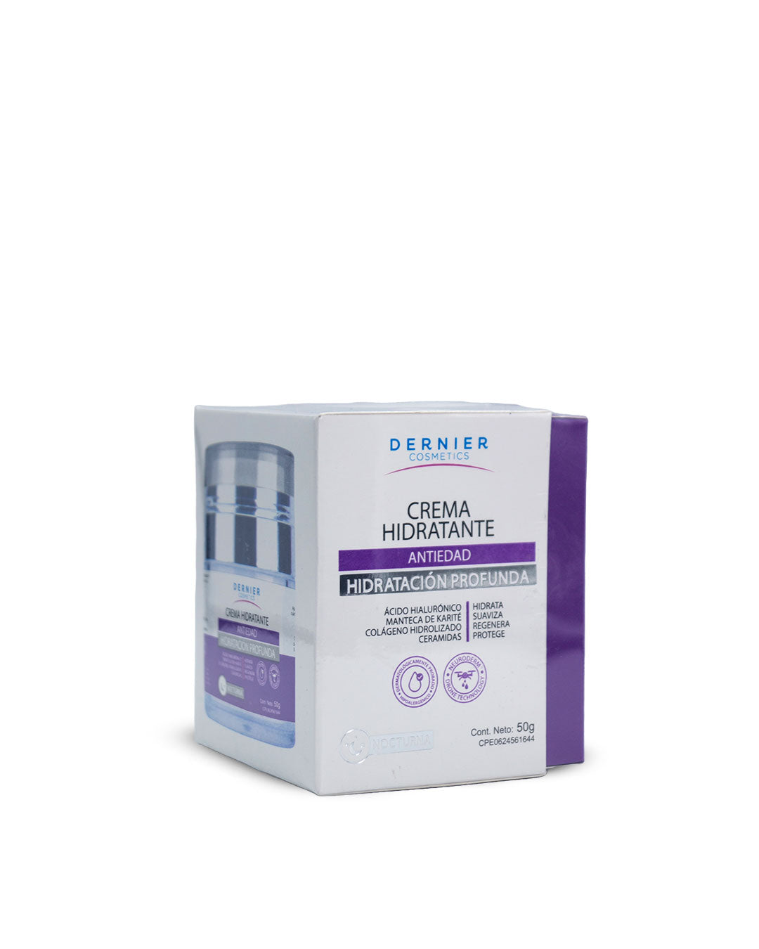 Dernier crema hidratante antiedad hidratación profunda 50g