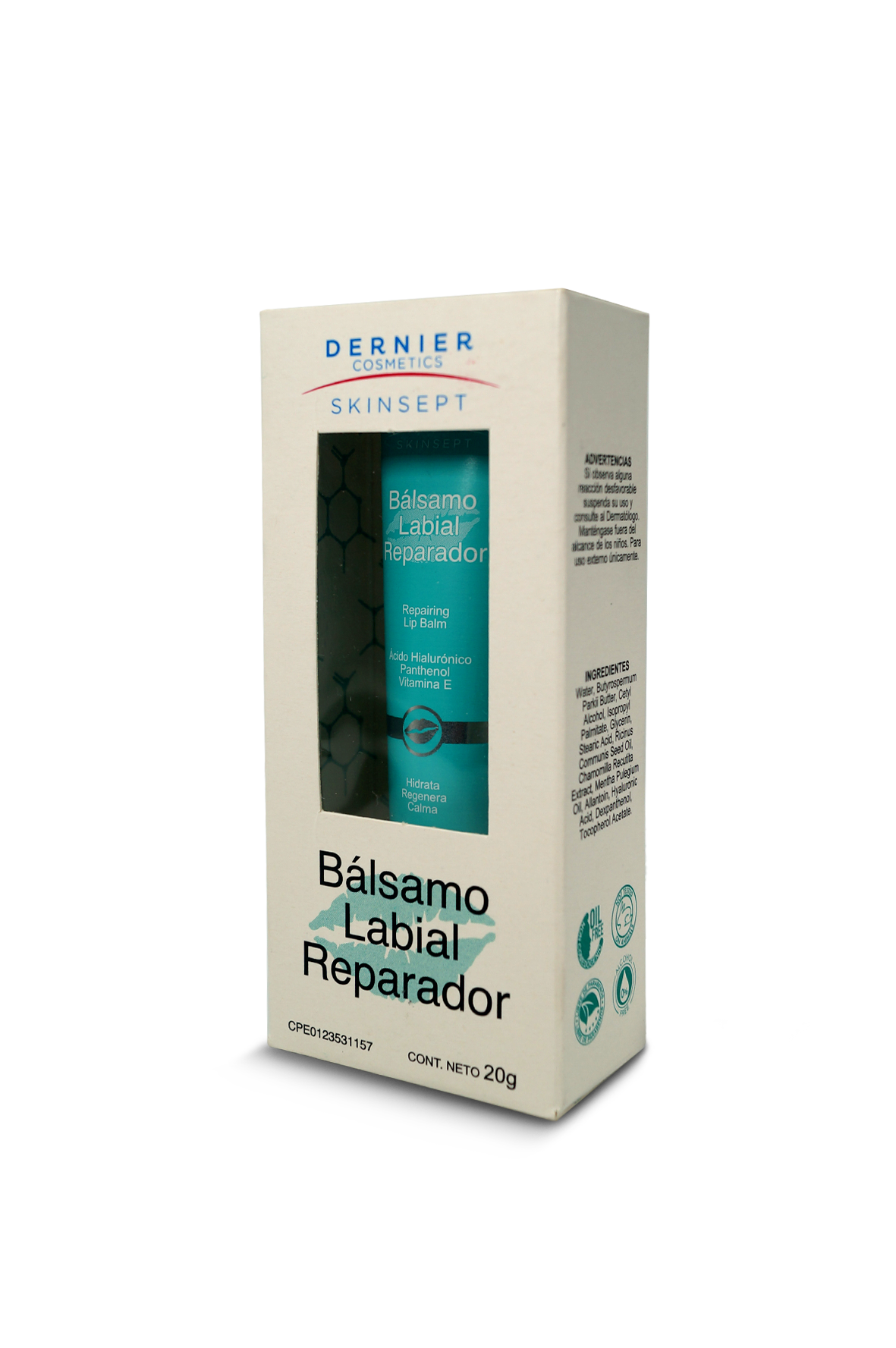 Bálsamo labial reparador 20g. Dernier