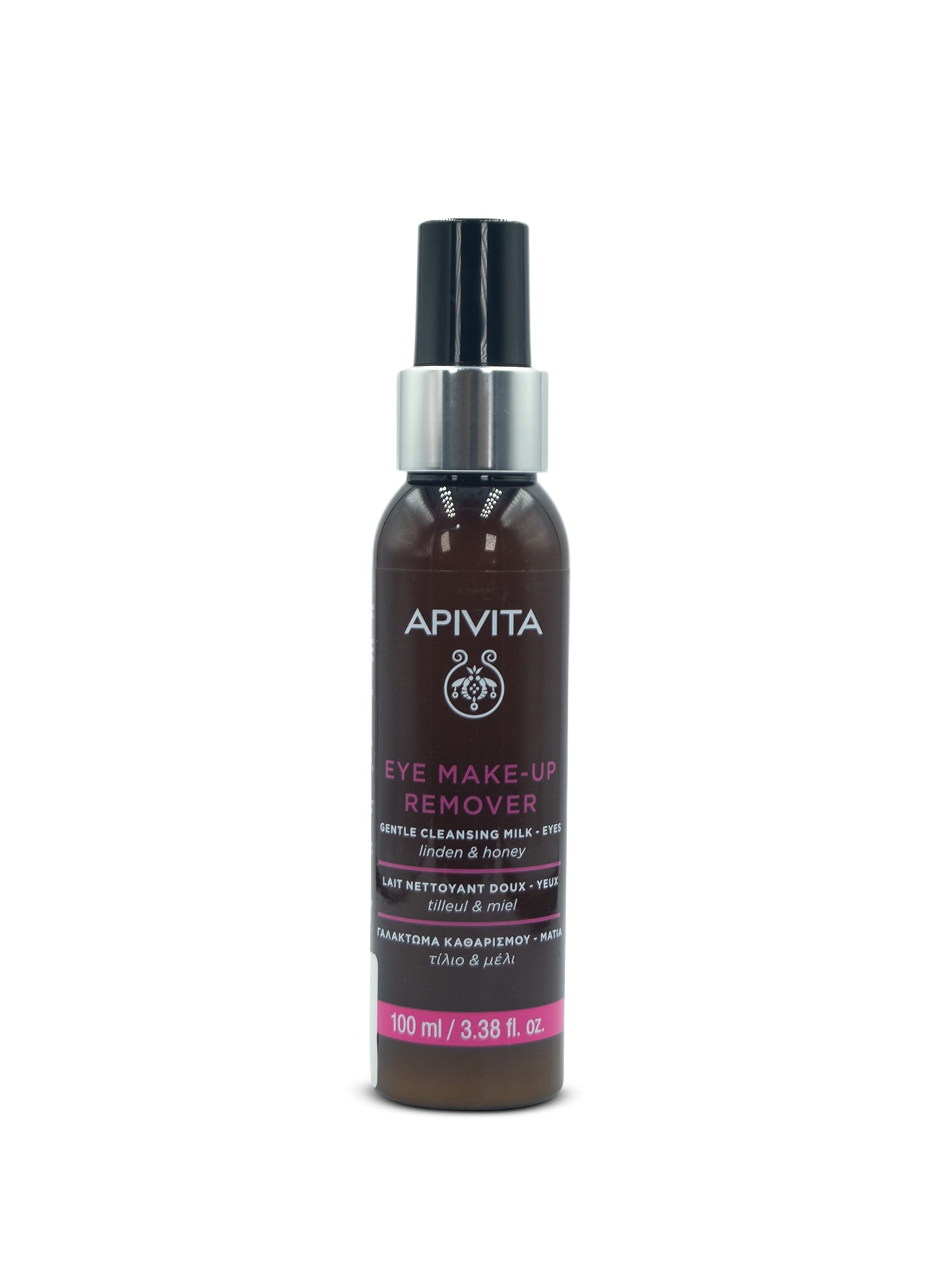 Eye make up remover leche desmaquillante de ojos 100mL. Apivita