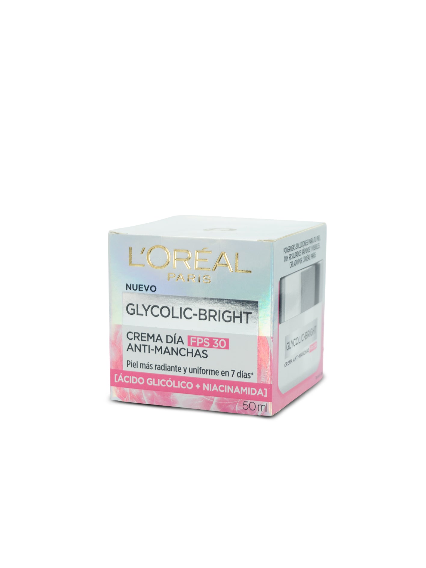 Glycolic bright crema día antimanchas FPS 30 50mL. Loreal