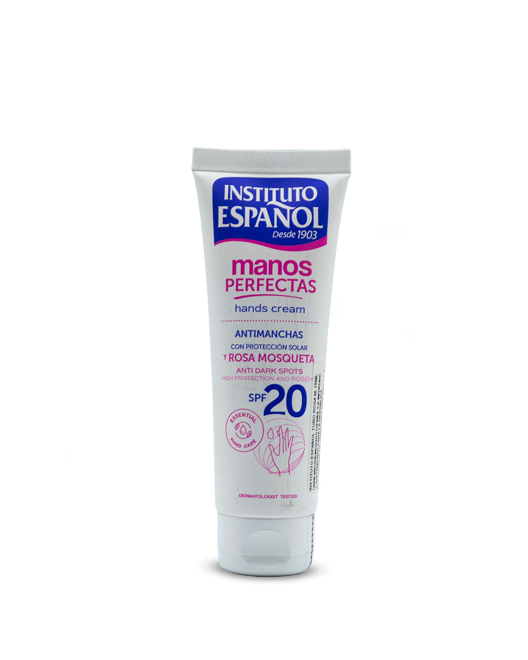 IES manos perfectas rosa mosqueta fps20 crema 75mL