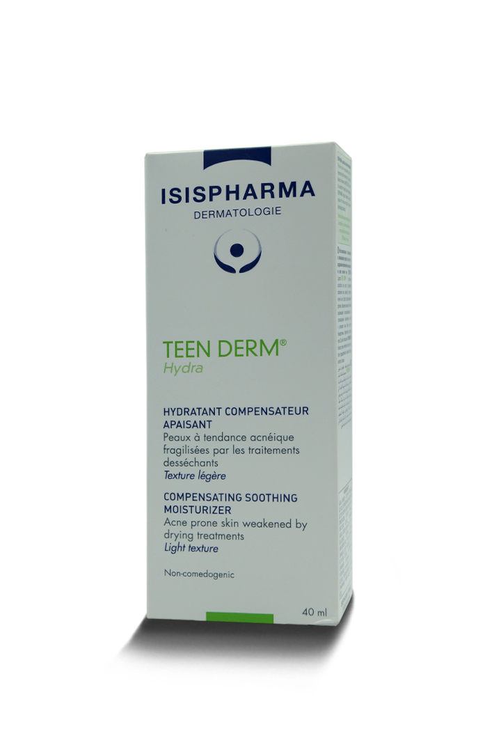 Teen derm hydra gel crema hidratante 40mL. Isispharma