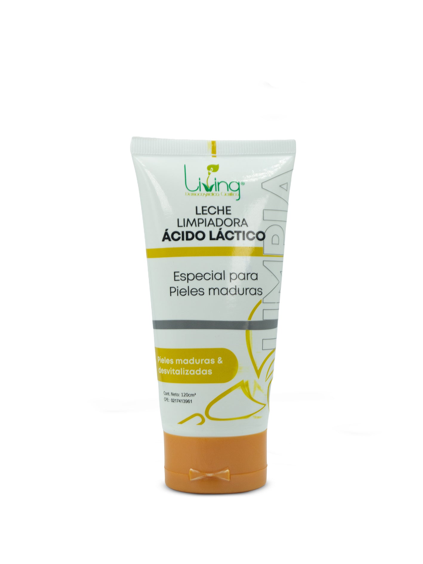 Leche limpiadora ácido láctico piel madura 120mL | Living