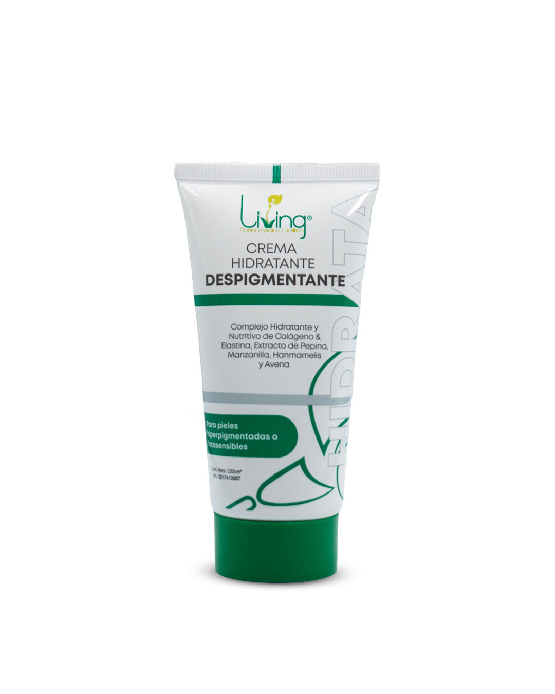 Living crema hidratante despigmentante pieles hiperpigmentadas 120mL