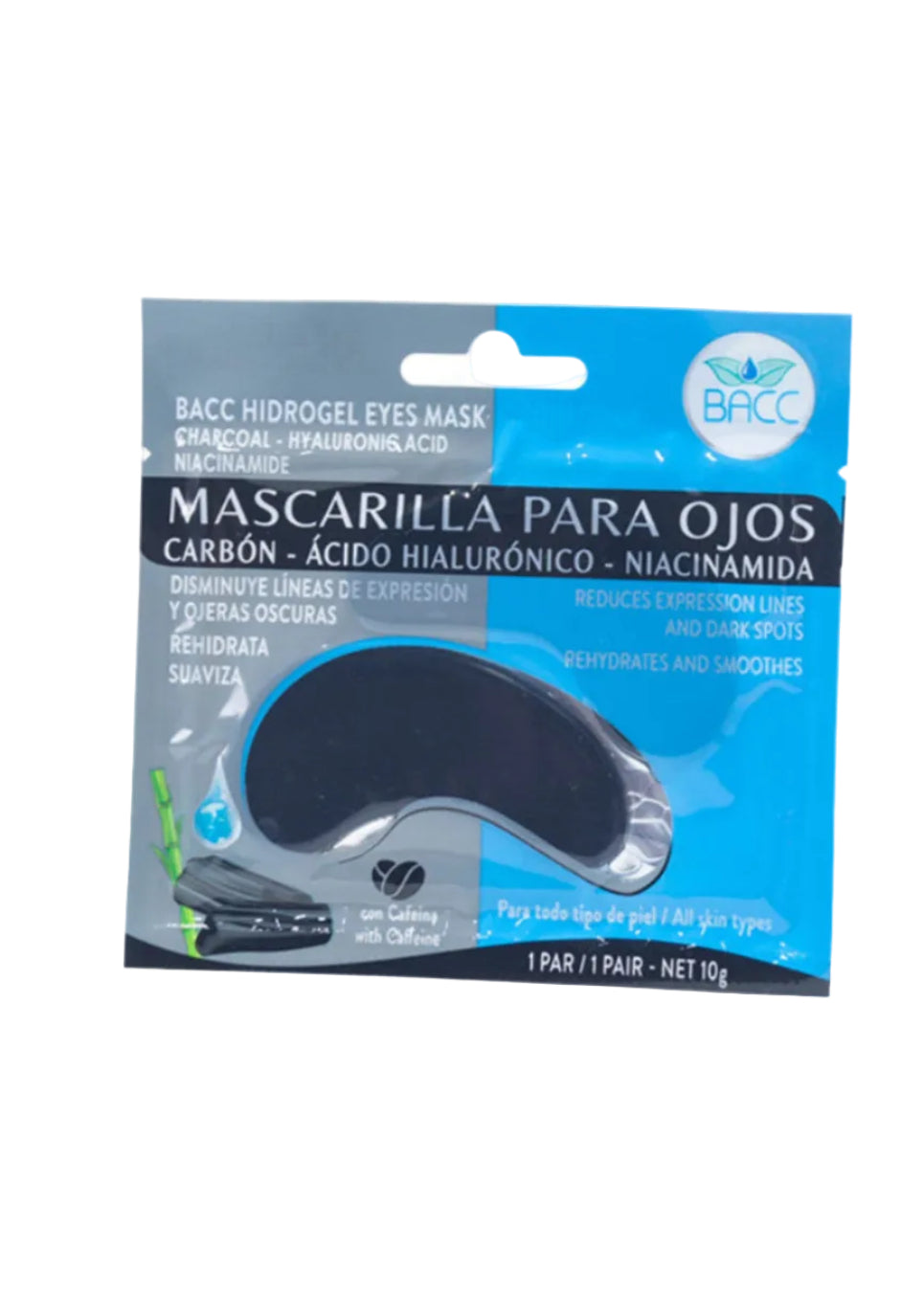BACC mascarilla para ojos carbón, líneas de expresión x 1 und 10g