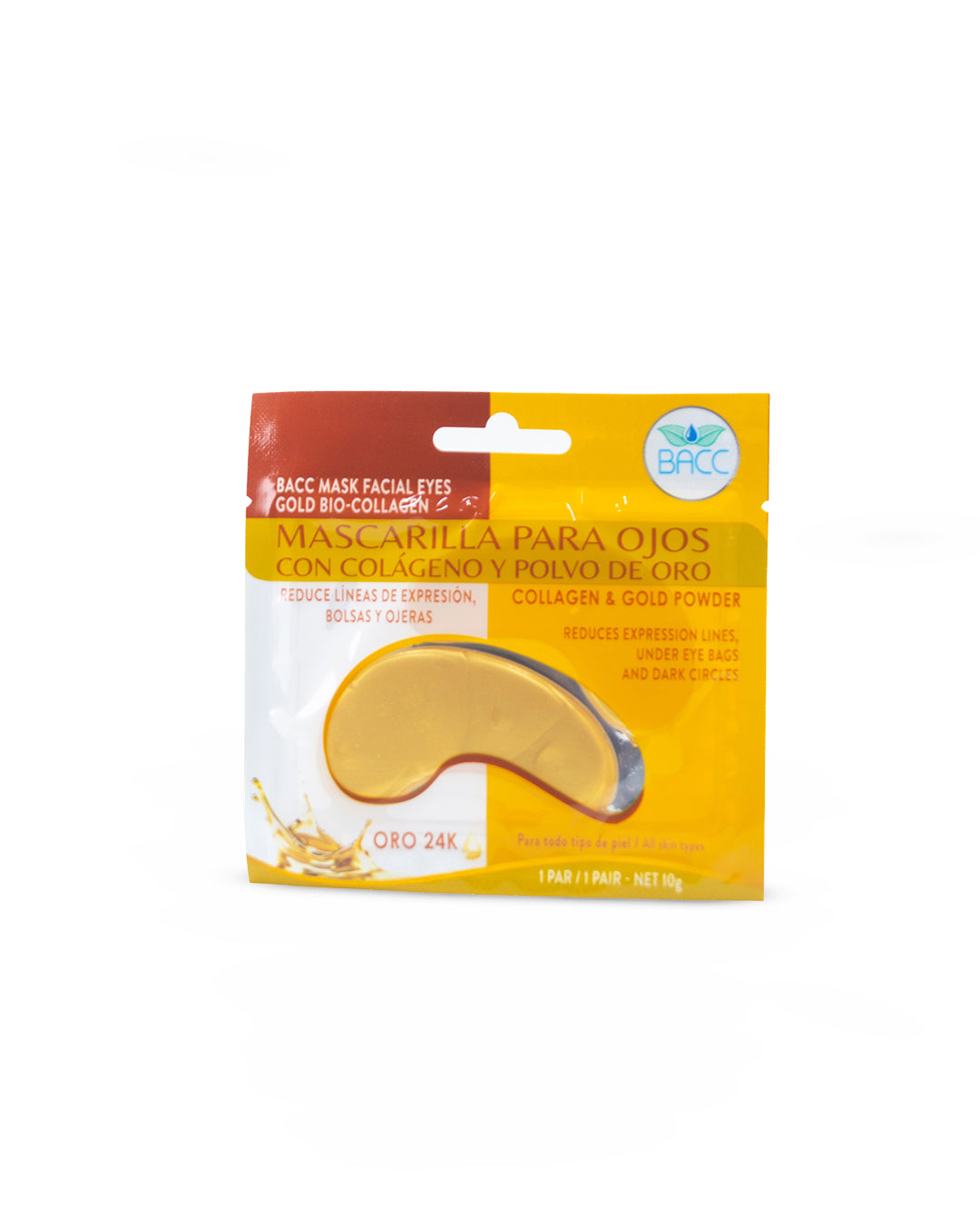 Mascarilla para ojos con colágeno X 1und 10g BACC