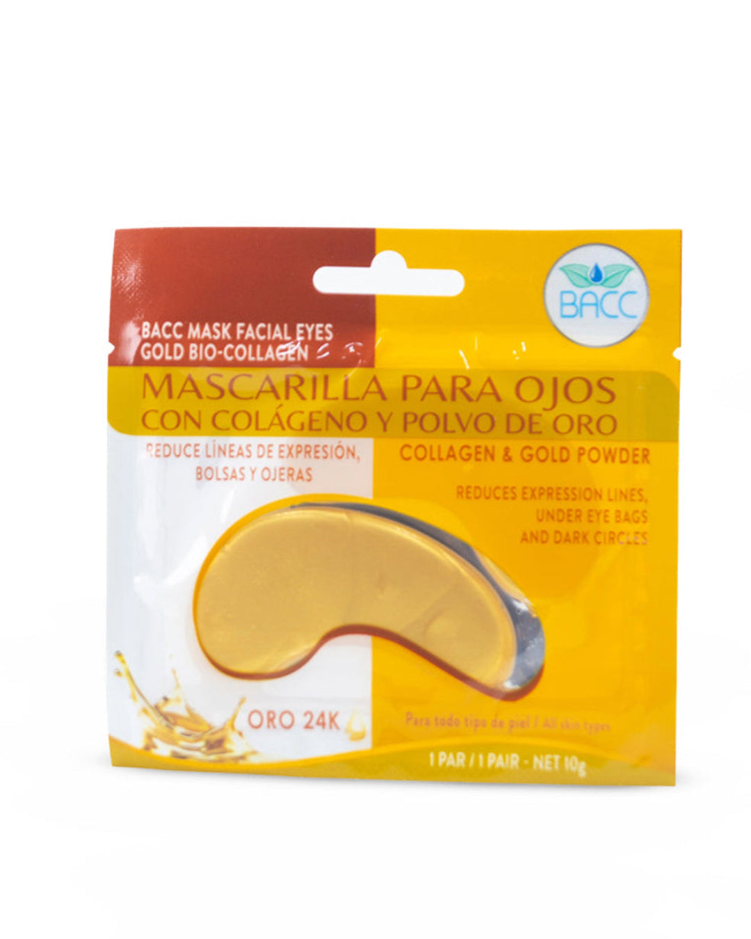 BACC mascarilla para ojos colágeno, bolsas y ojeras x 1 und 10g