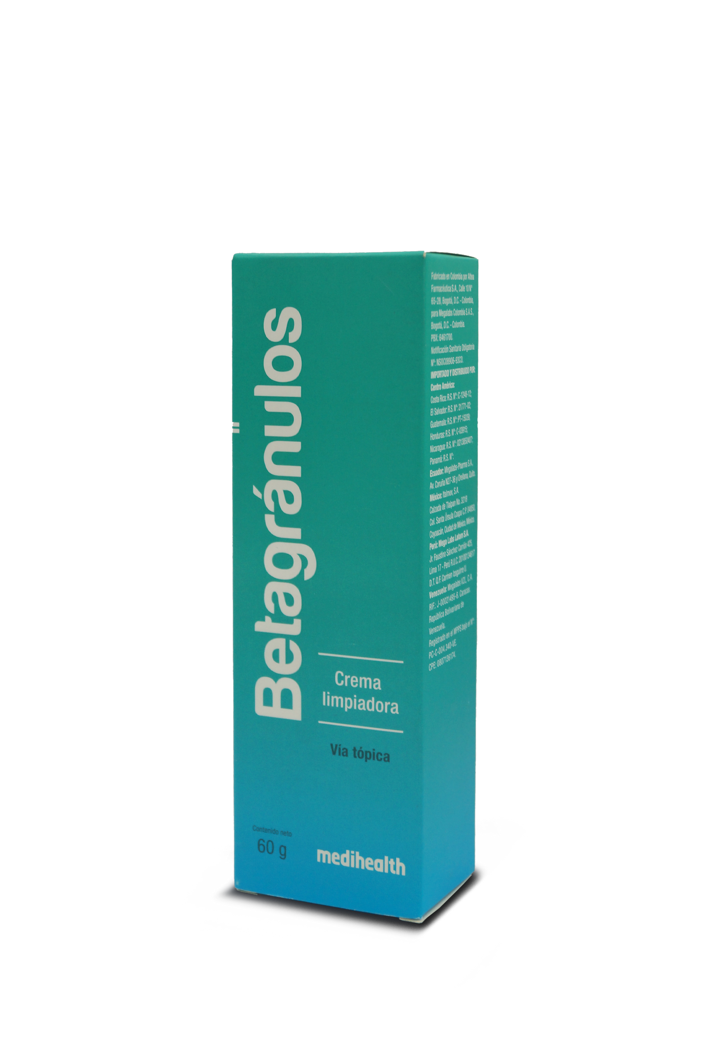 Betagránulos crema exfoliante limpiadora 60g. Medihealth