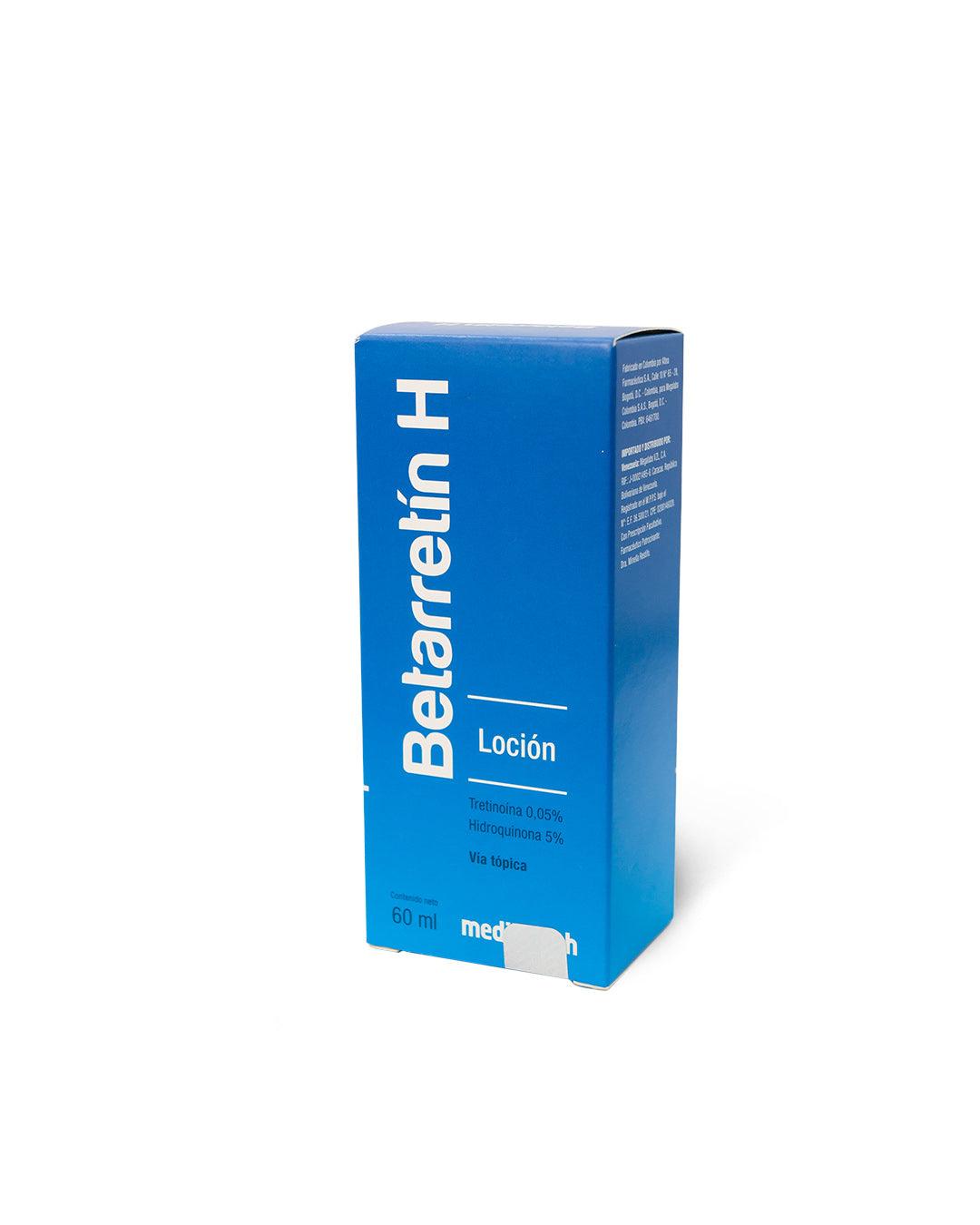 Betarretín H tretinoína 0.05% e hidroquinona 5% 30g. Medihealth