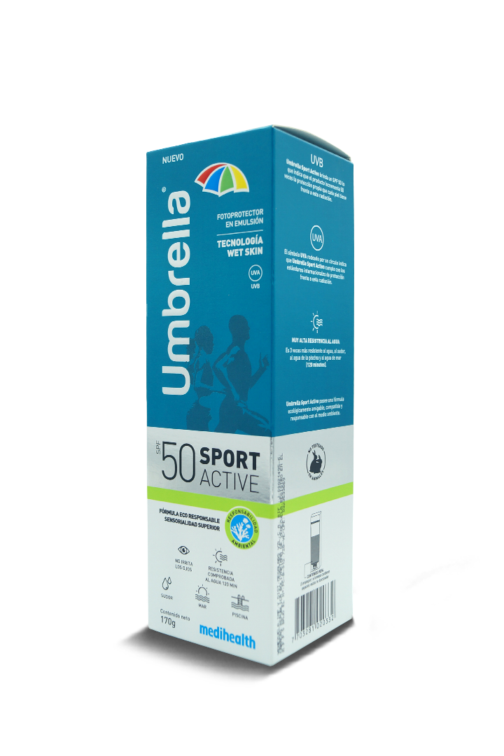 Umbrella sport active emulsión FPS 50 170g. Medihealth
