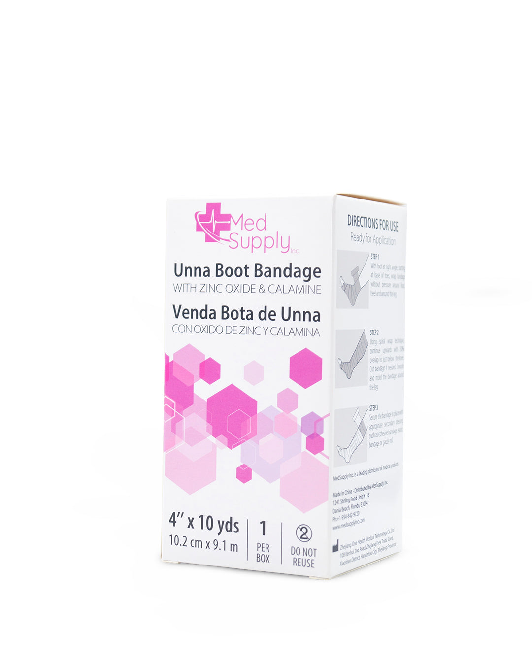 Venda bota de Unna 10.2cm x 9.1m x 1 und. Medsupply