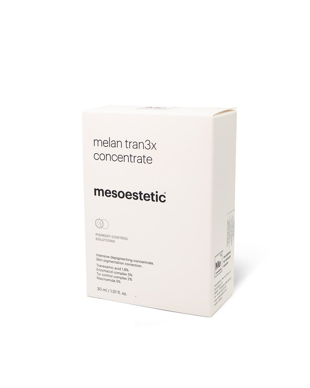 Melan tran3x concentrado sérum despigmentante 30mL. Mesoestetic