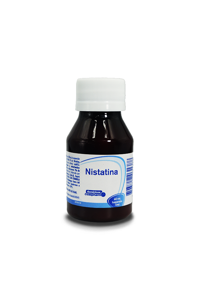 Nistatina suspensión oral 100000 UI 60mL