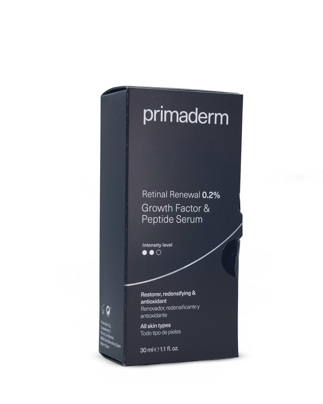 Retinal renewal sérum grow factor and peptide 30mL. Primaderm
