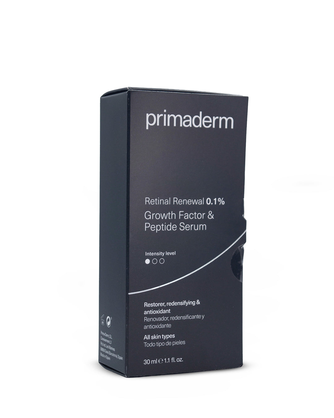 Retinal renewal sérum grow factor and peptide 30mL. Primaderm