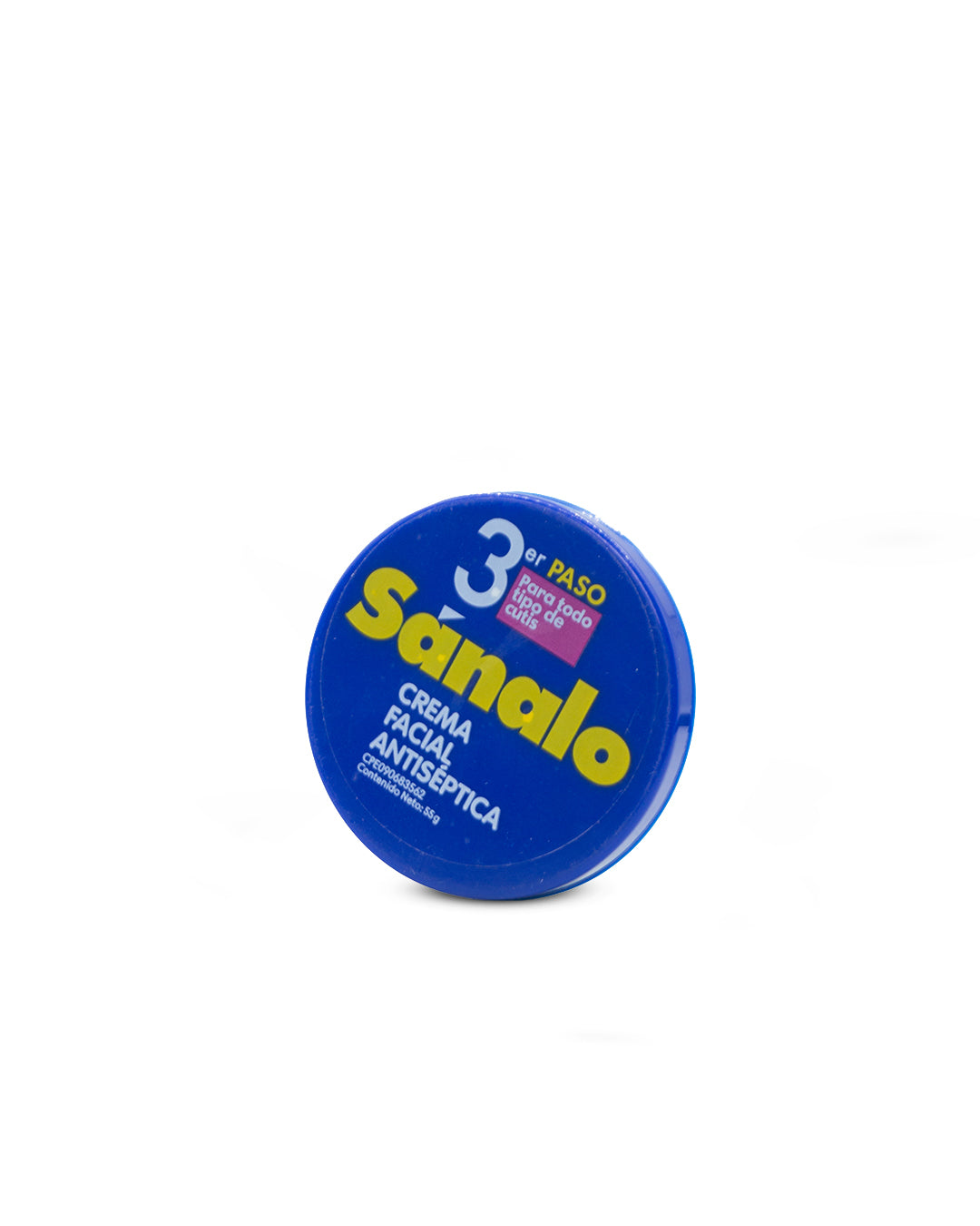 Sánalo crema facial antiséptica 3er paso.