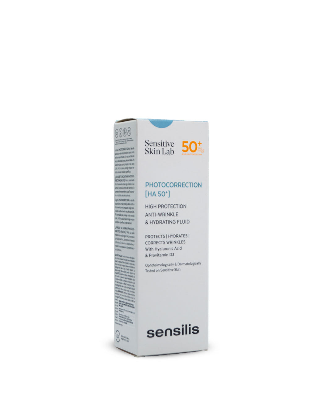 Photocorrection HA fluido hidratante FPS 50 50mL. Sensilis