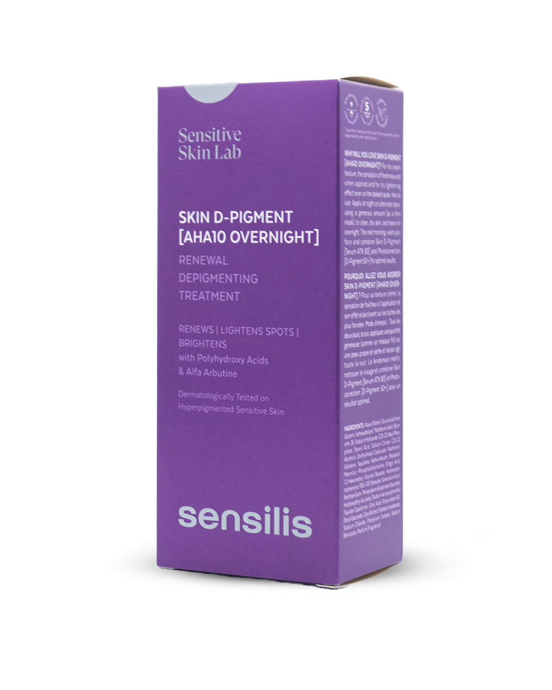 Sensilis skin D-pigment AHA10 crema noche 30mL