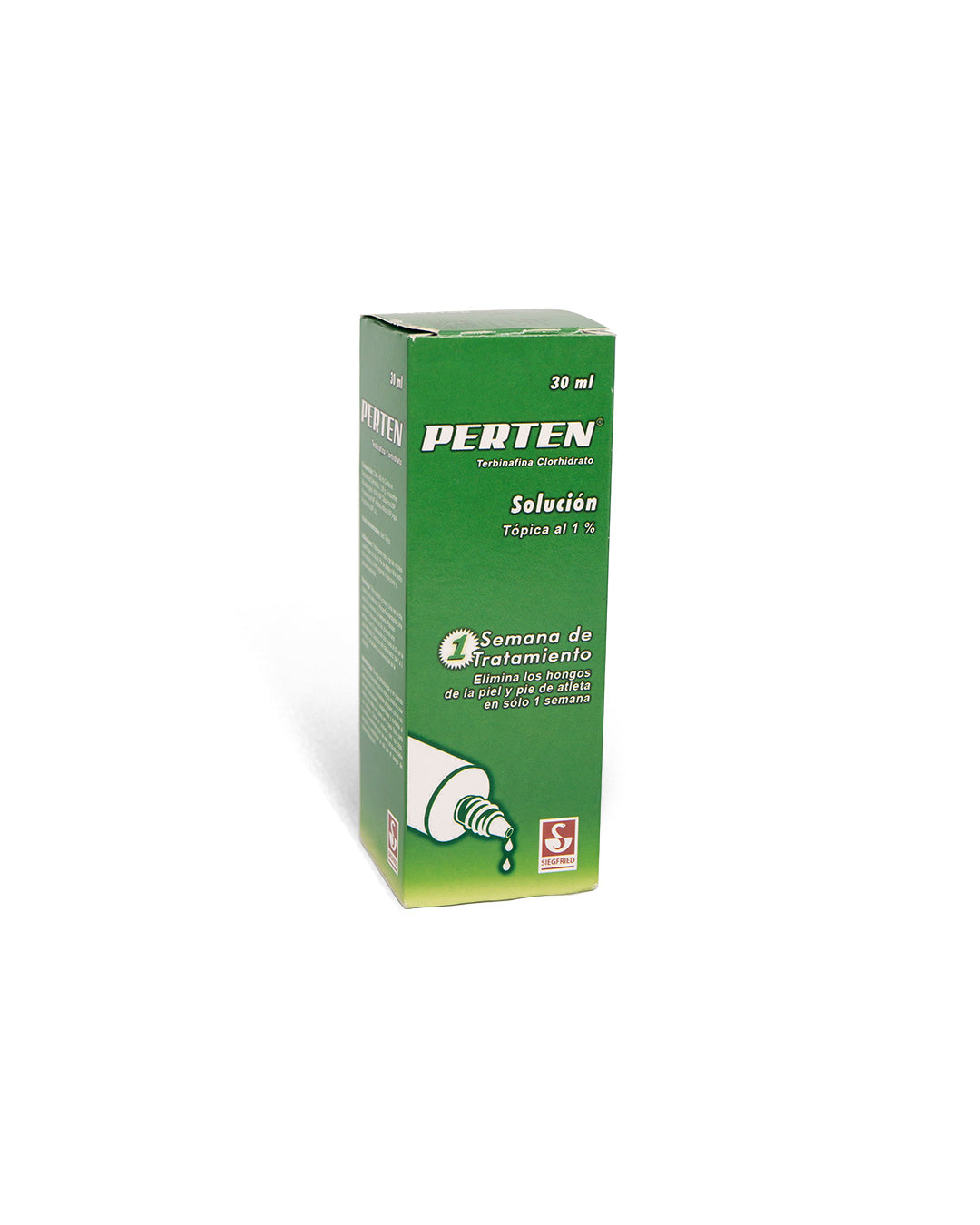 Perten terbinafina solución 30mL. Siegfried