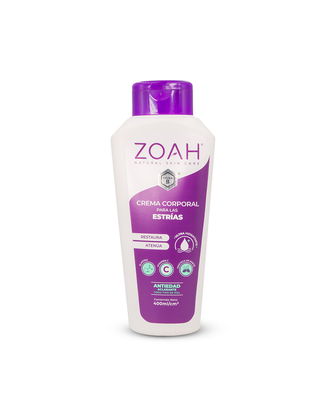 Zoah crema corporal para estrías 400mL