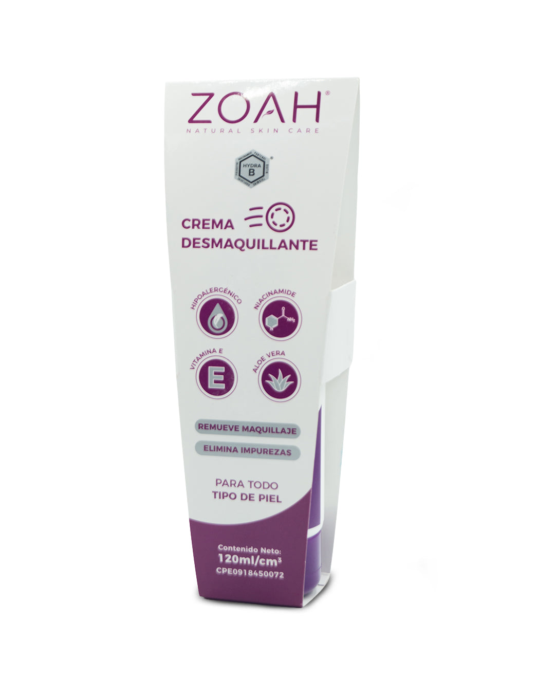 Zoah Facial desmaquillante crema 120mL