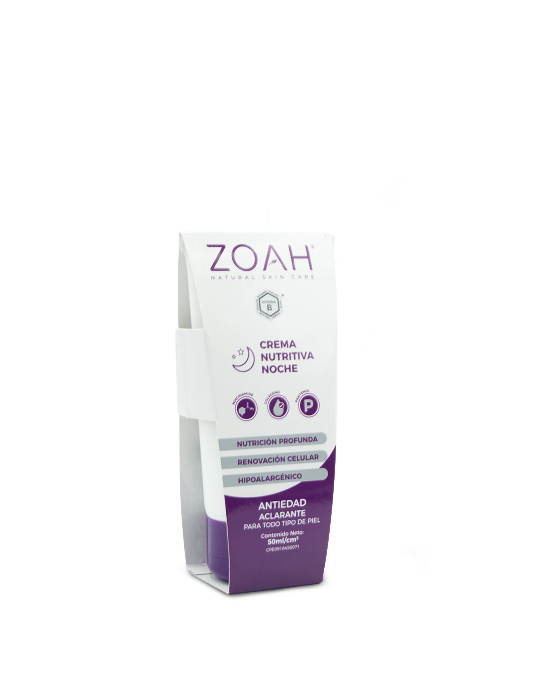 Zoah Facial nutritiva noche crema 50mL