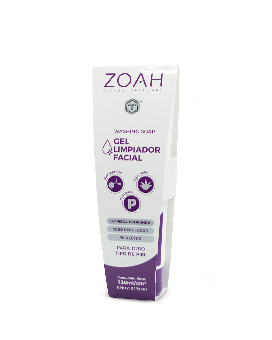 Zoah Facial gel limpiador 120mL